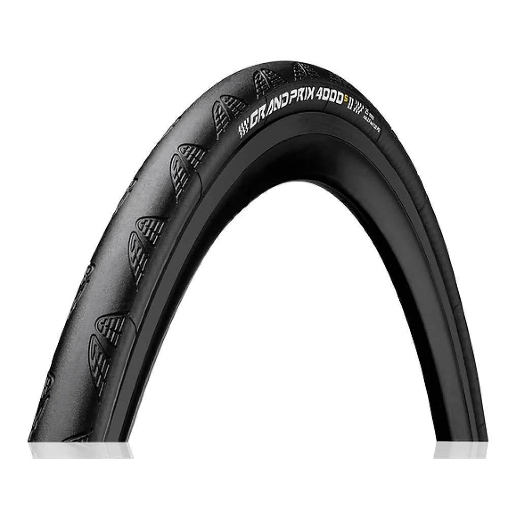 Continental Grand Prix 4000 S II Tire 700x28 Black Folding Bead and Black Chili Rubber