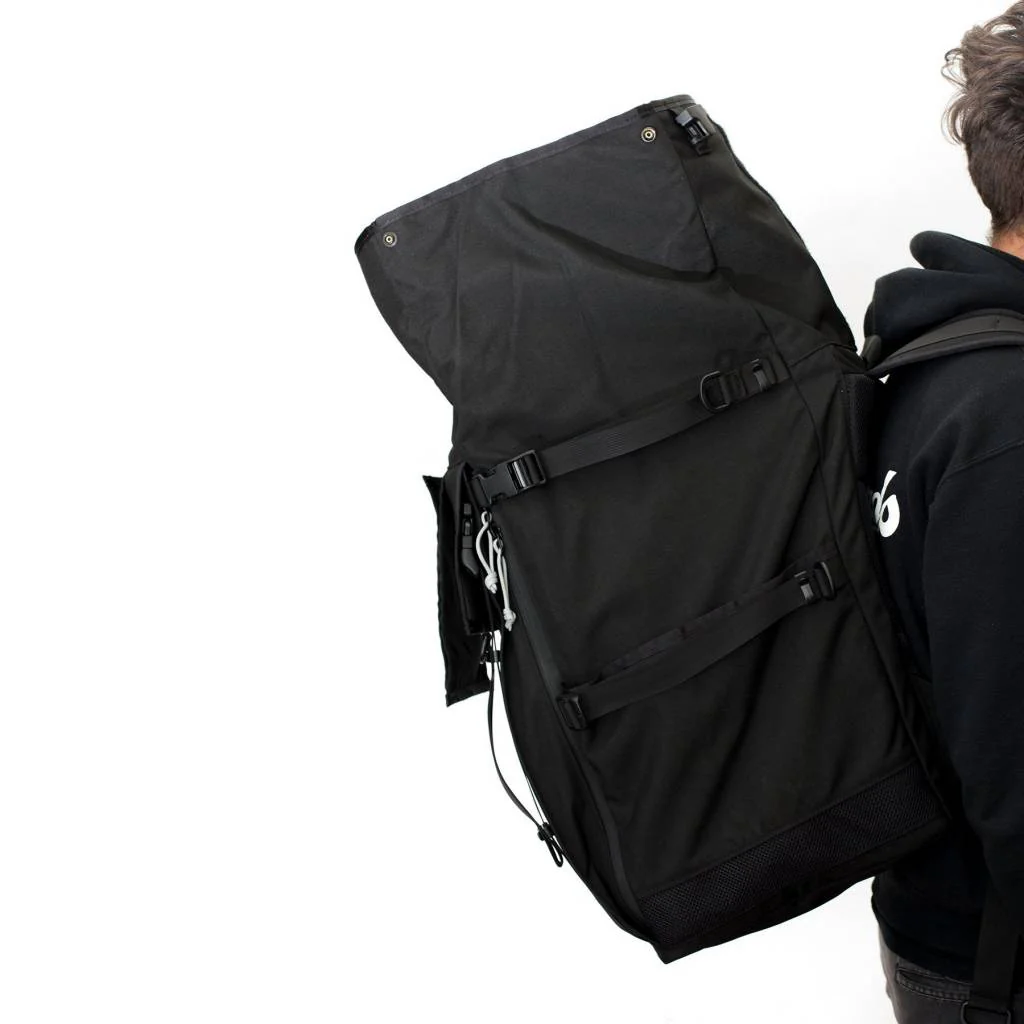 ILE X MASH XL Roll Top Backpack Black - Image 3