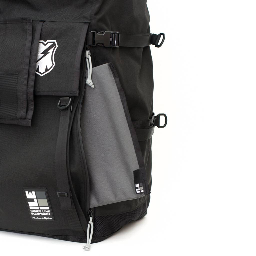 ILE X MASH XL Roll Top Backpack Black - Image 5