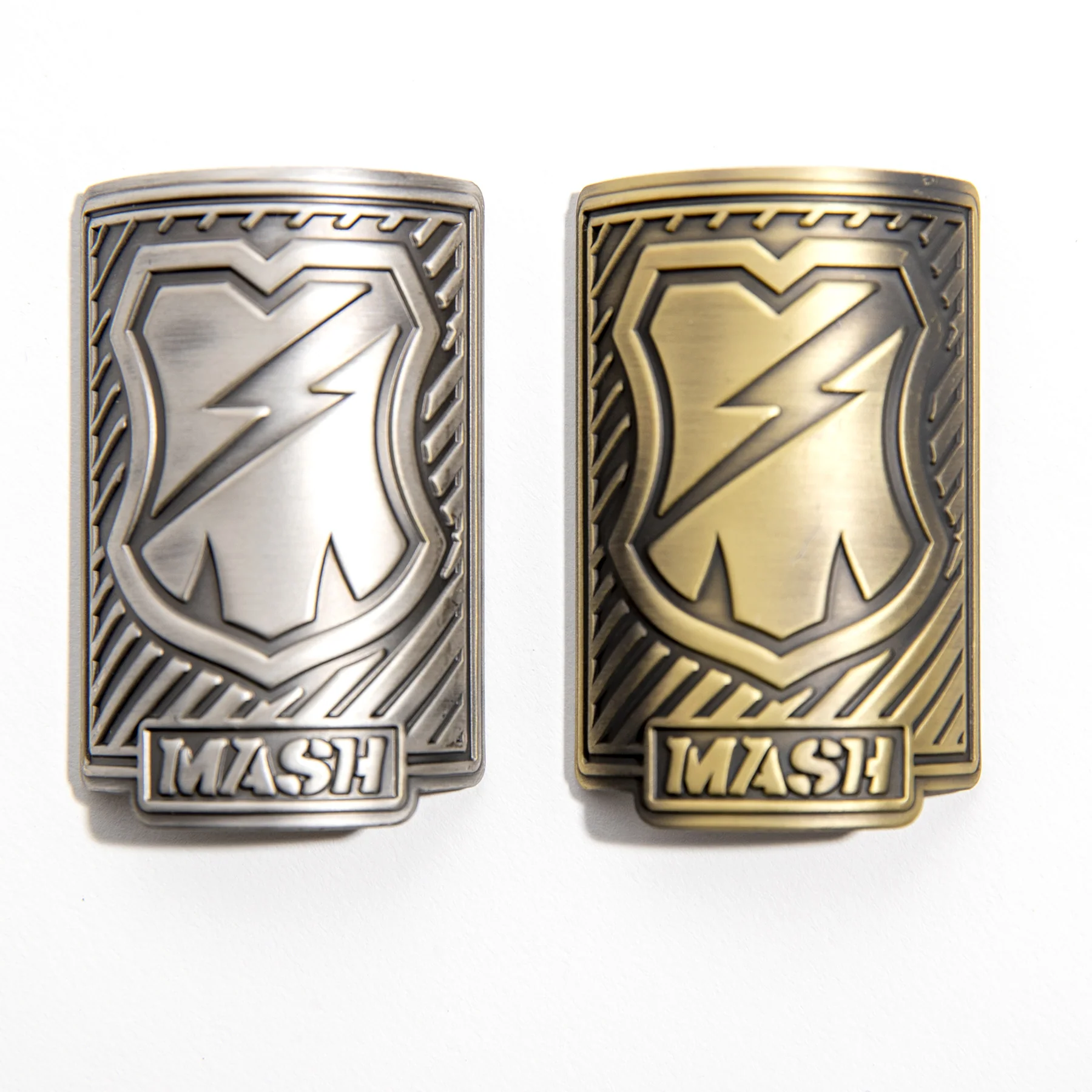 MASH 1 1/8 Head Badge Brass