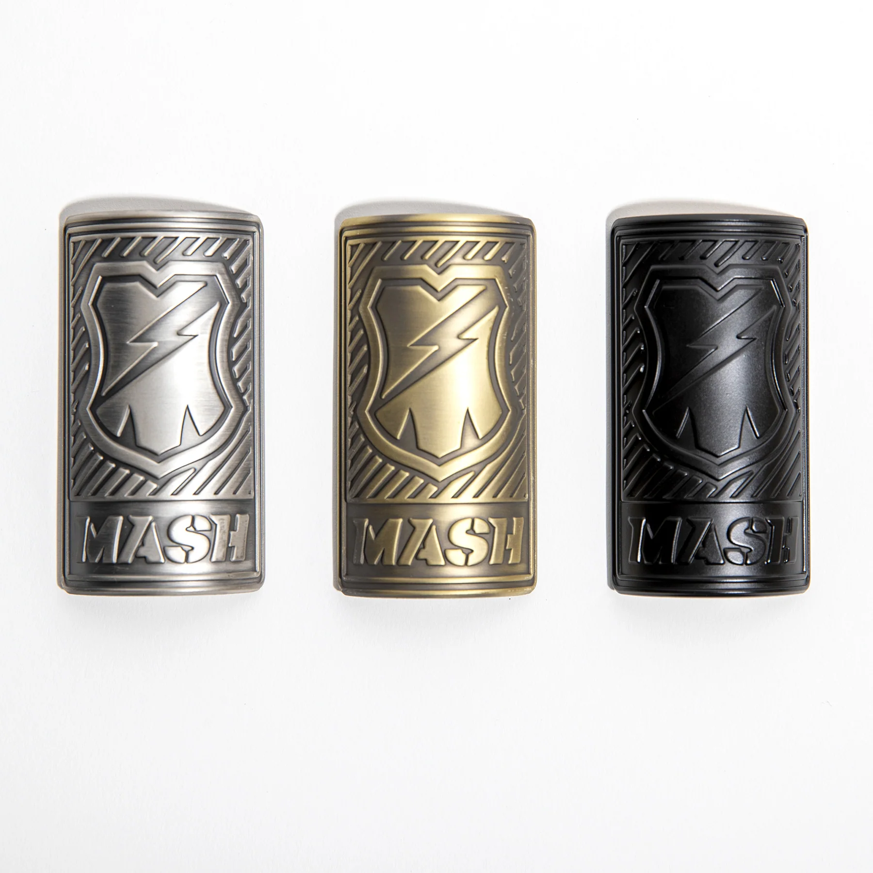 MASH 1 1/8 Head Badge Brass - Image 2