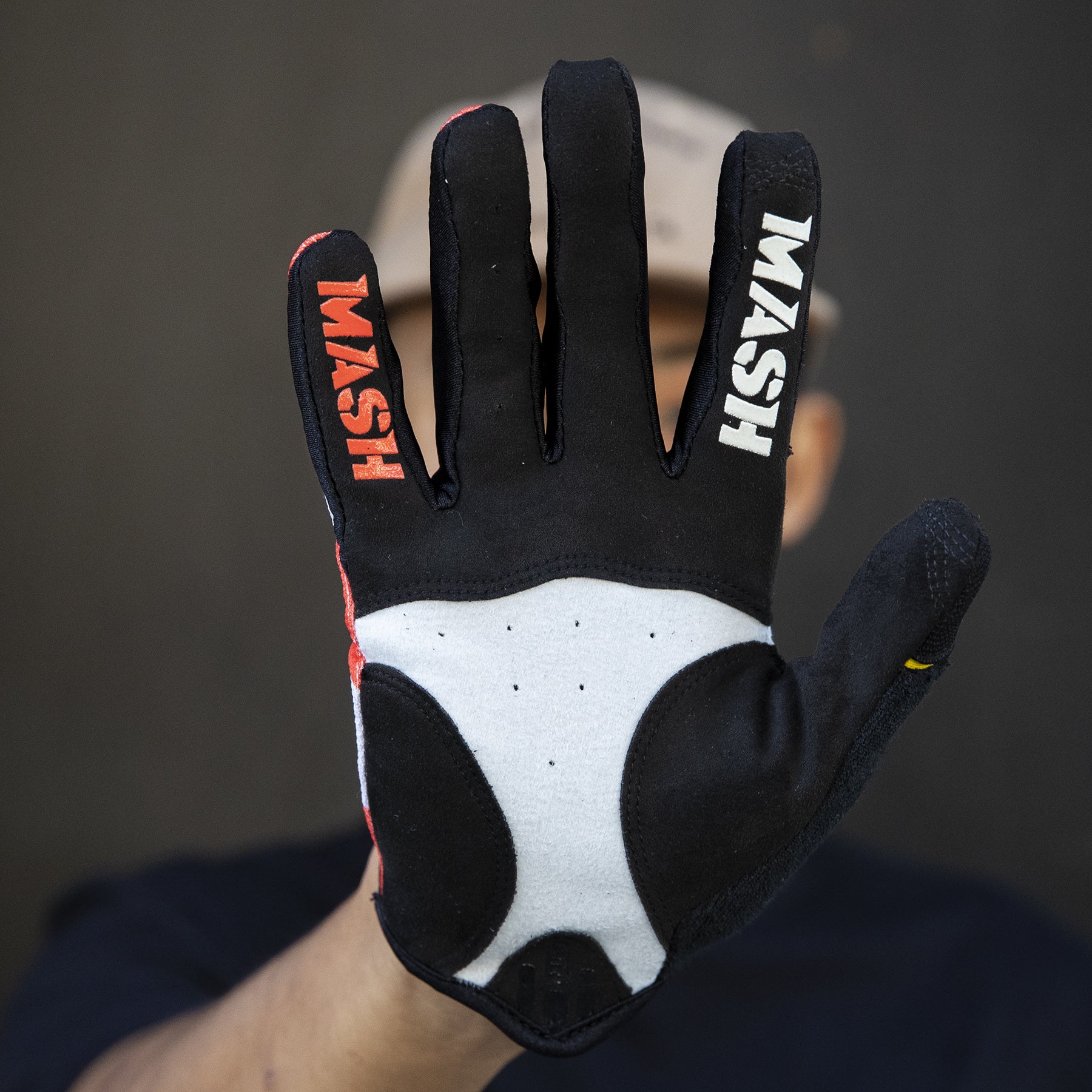MASH Red White DND Gloves - Image 5