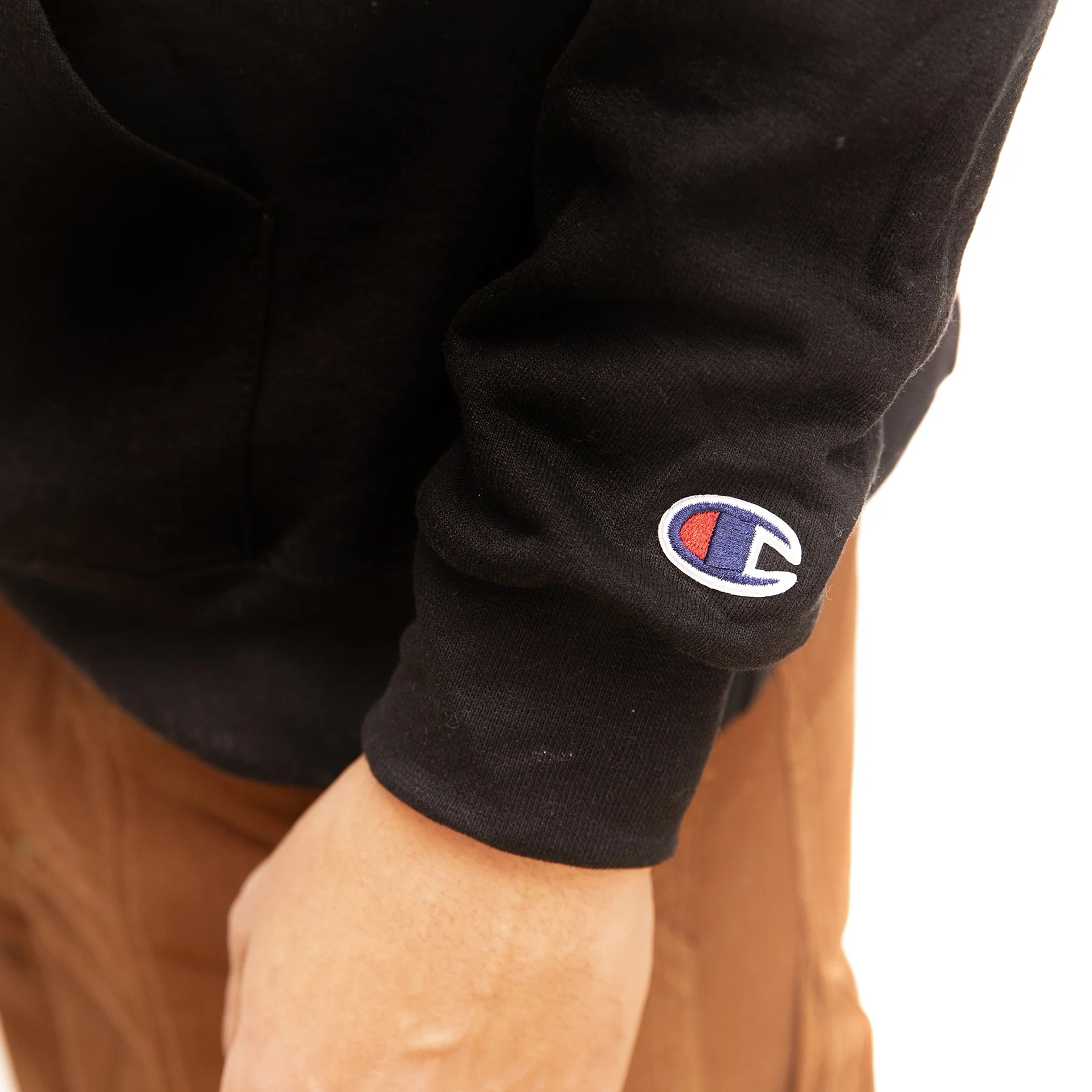 MASH Bolt Hoodie Champion Black with Reflective - Image 3