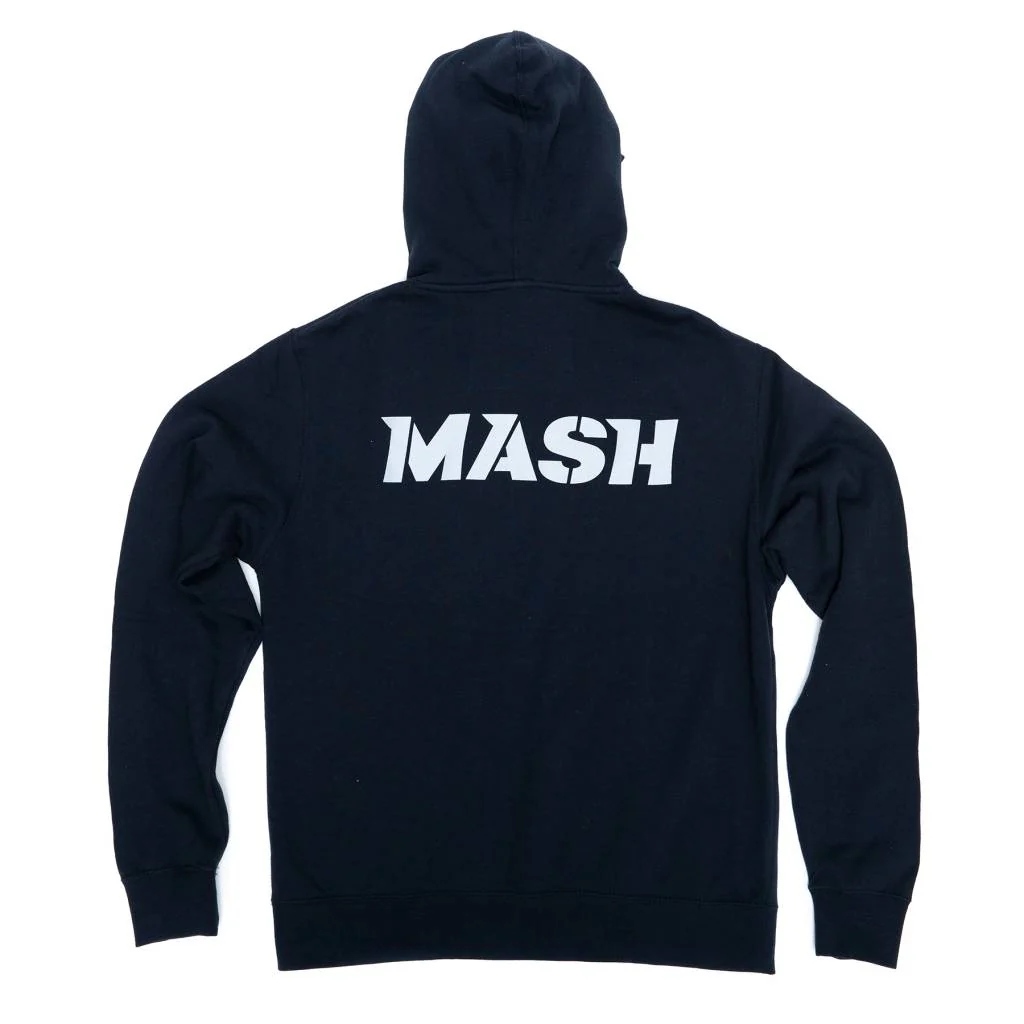 MASH Bolt Pullover Hoodie Navy Blue - Image 5