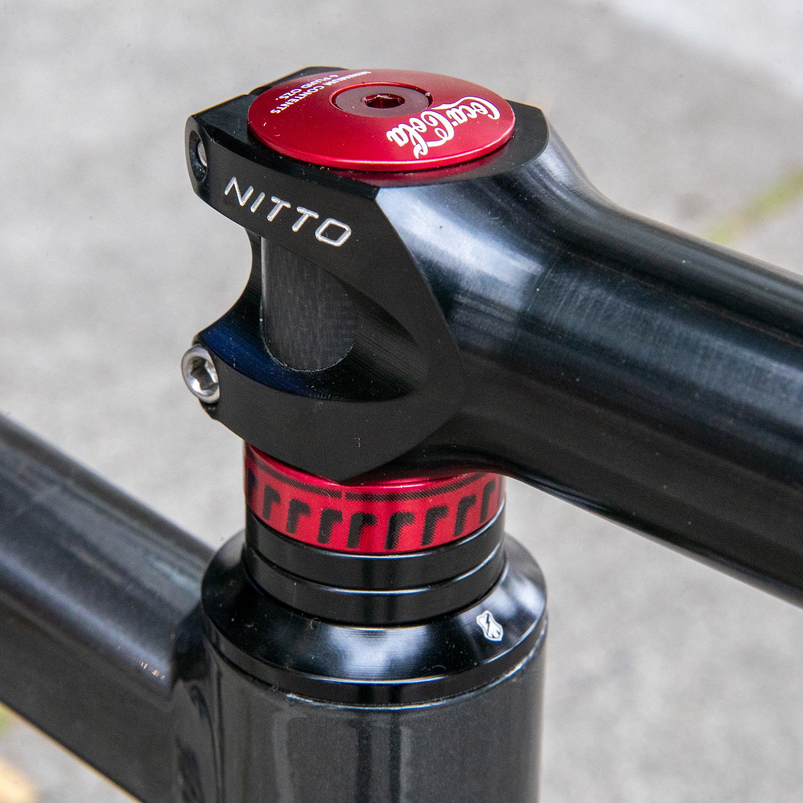 MASH Bonk Bottle Cap Top Cap + 10mm Spacer Red Anodized - Image 4