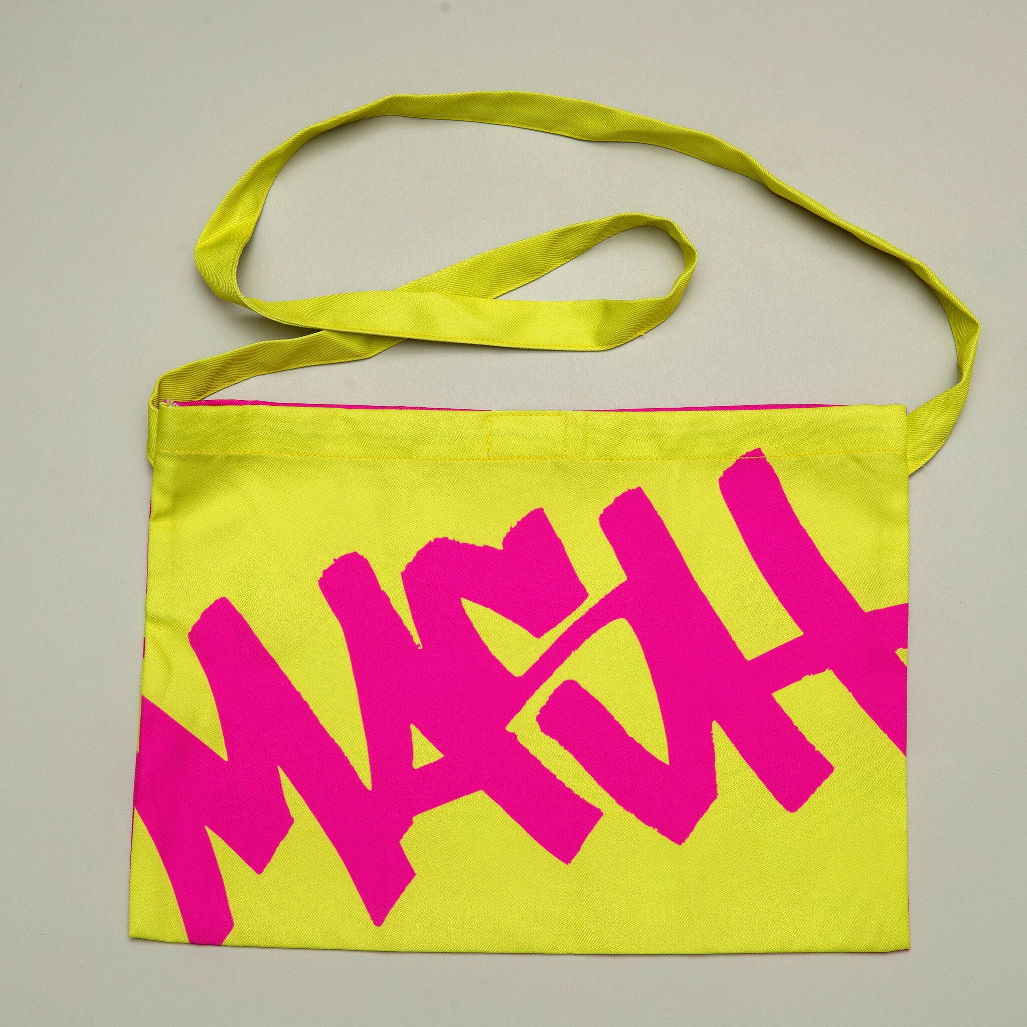 MASH Musette Bag, Pink Yellow - Image 3