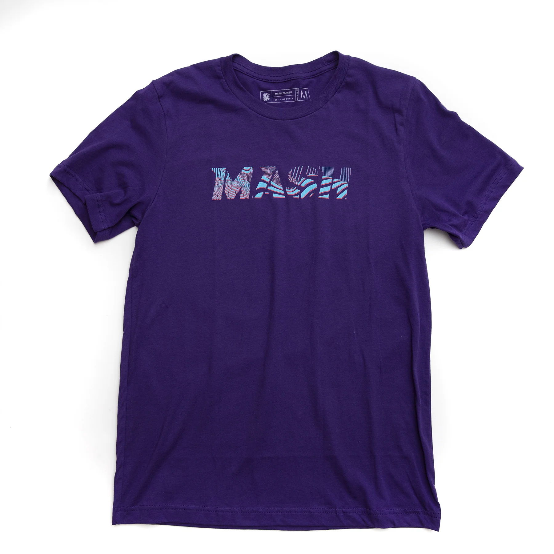 MASH Noise T-Shirt Purple - Image 2