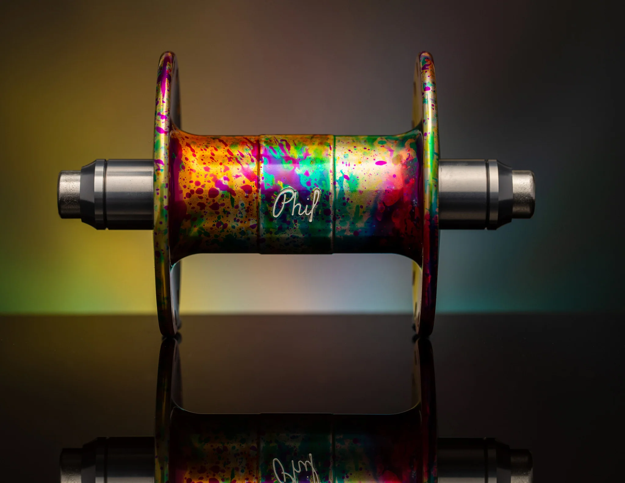 MASH Phil Rainbow H/F 28H Fix/Fix Hub Pair - Image 7