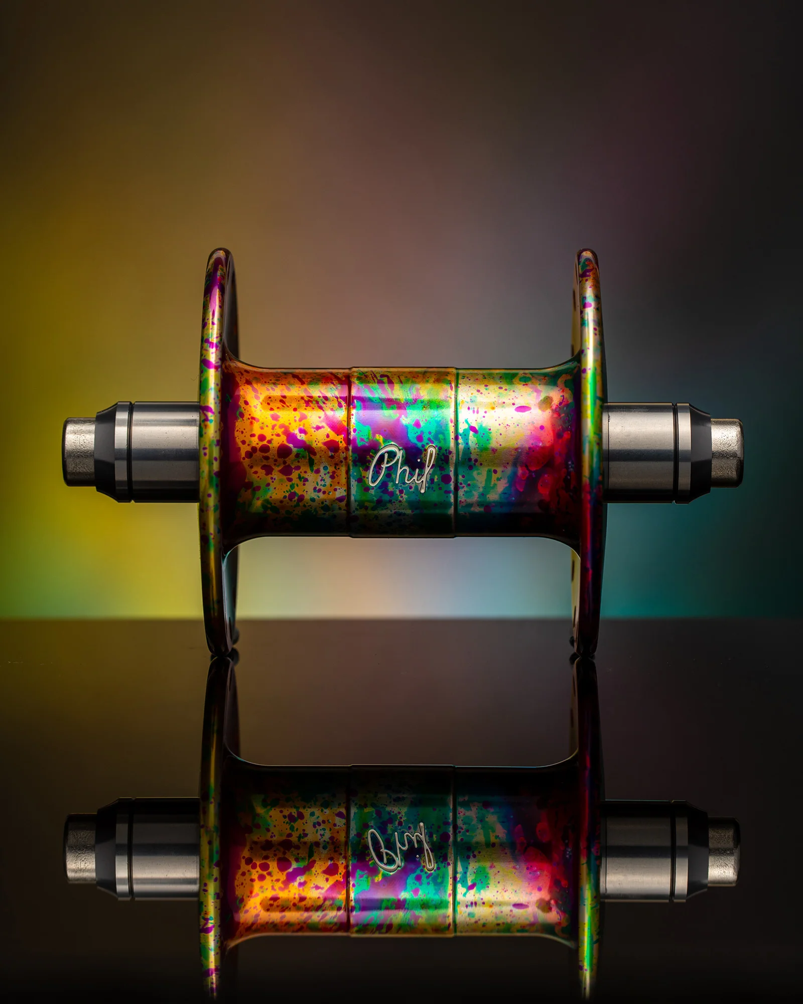 MASH Phil Rainbow H/F 28H Fix/Fix Hub Pair - Image 8