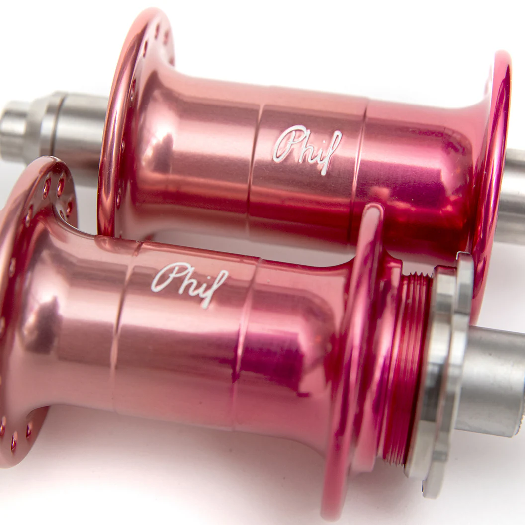 MASH Phil Rose Fade L/F 28H Fix/Fix Hub Pair - Image 2