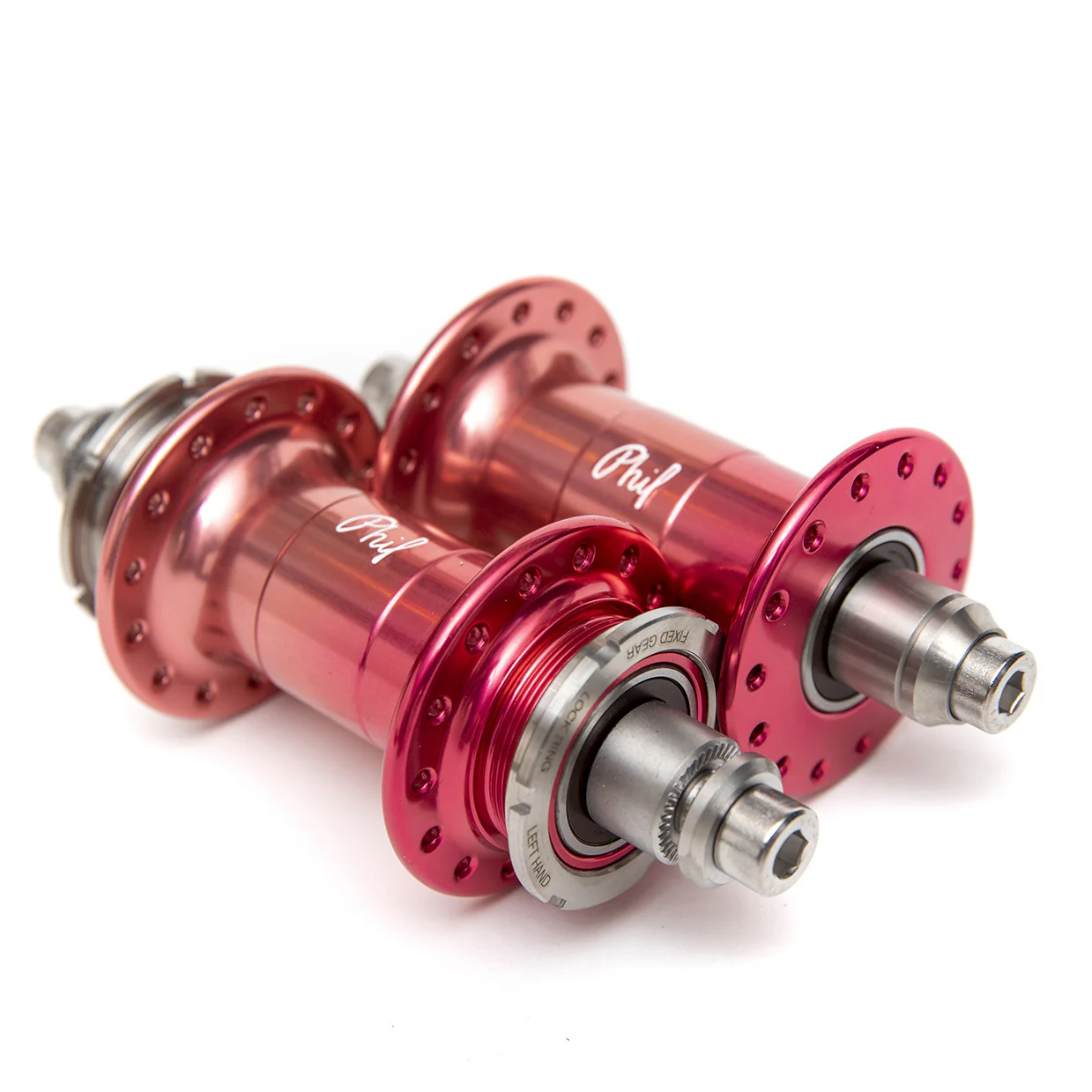 MASH Phil Rose Fade L/F 28H Fix/Fix Hub Pair - Image 3