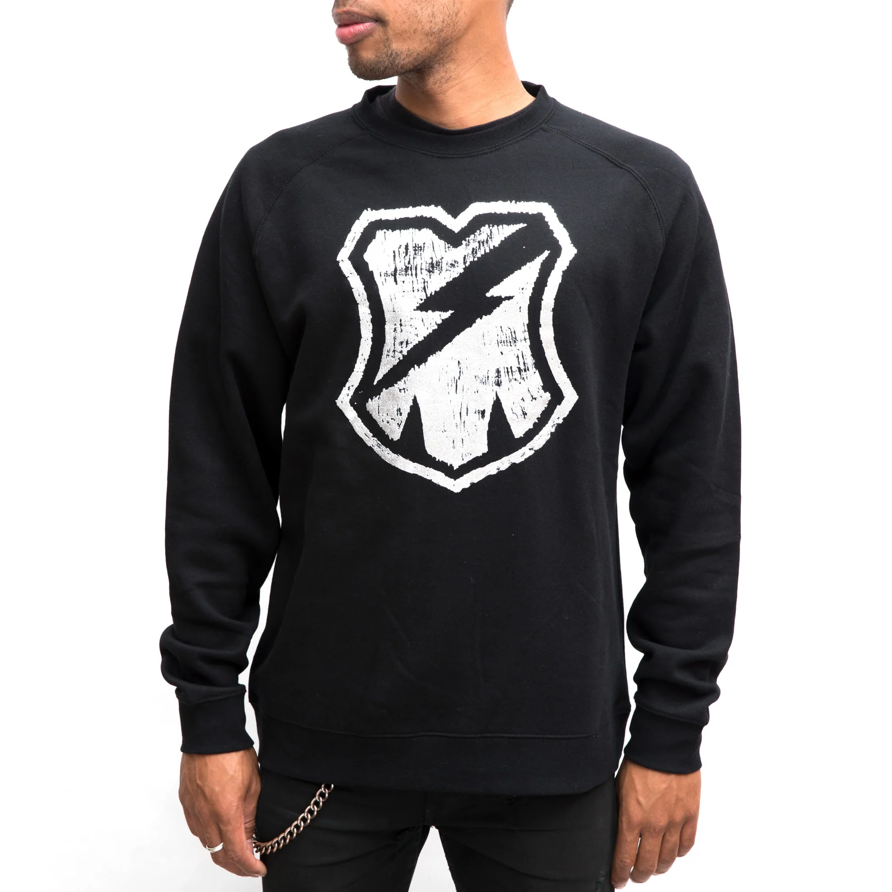 MASH Crewneck Black + Silver - Image 6