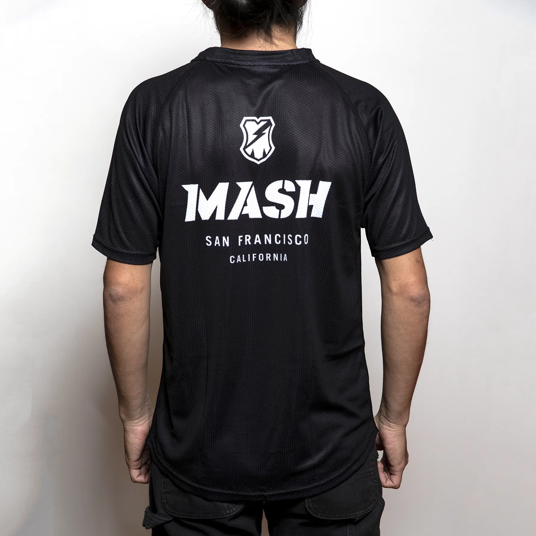 MASH Shop Jersey S/S Black - Image 3