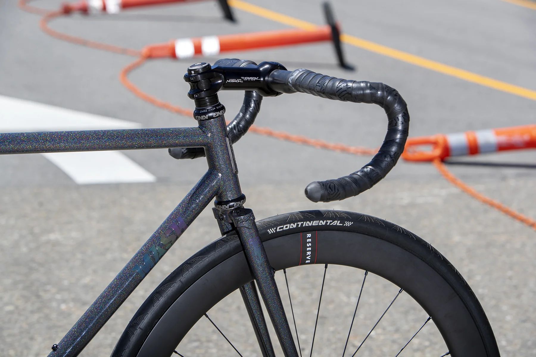 MASH Steel Frame Set Black Rainbow Flake - Image 2
