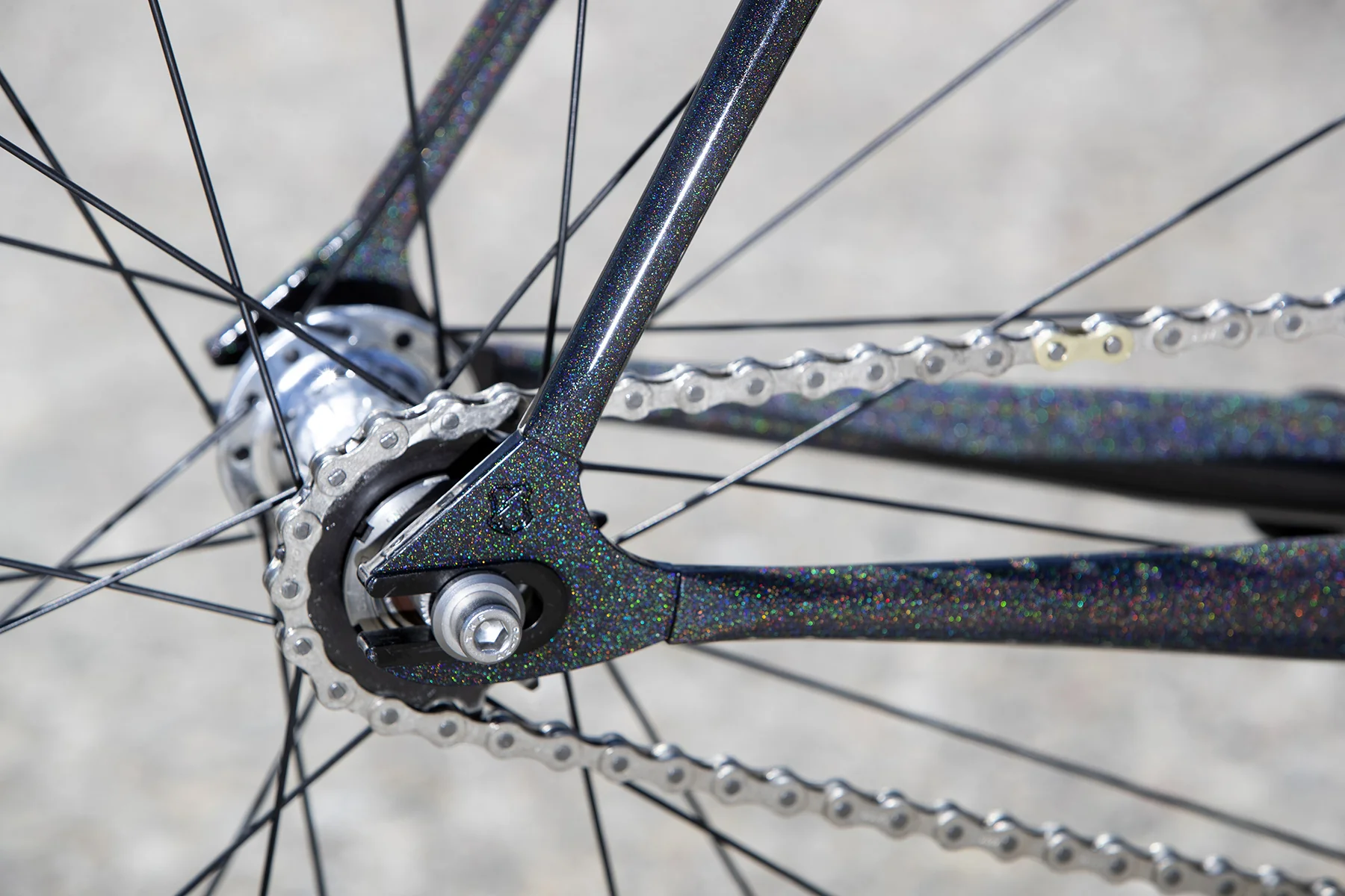 MASH Steel Frame Set Black Rainbow Flake - Image 7