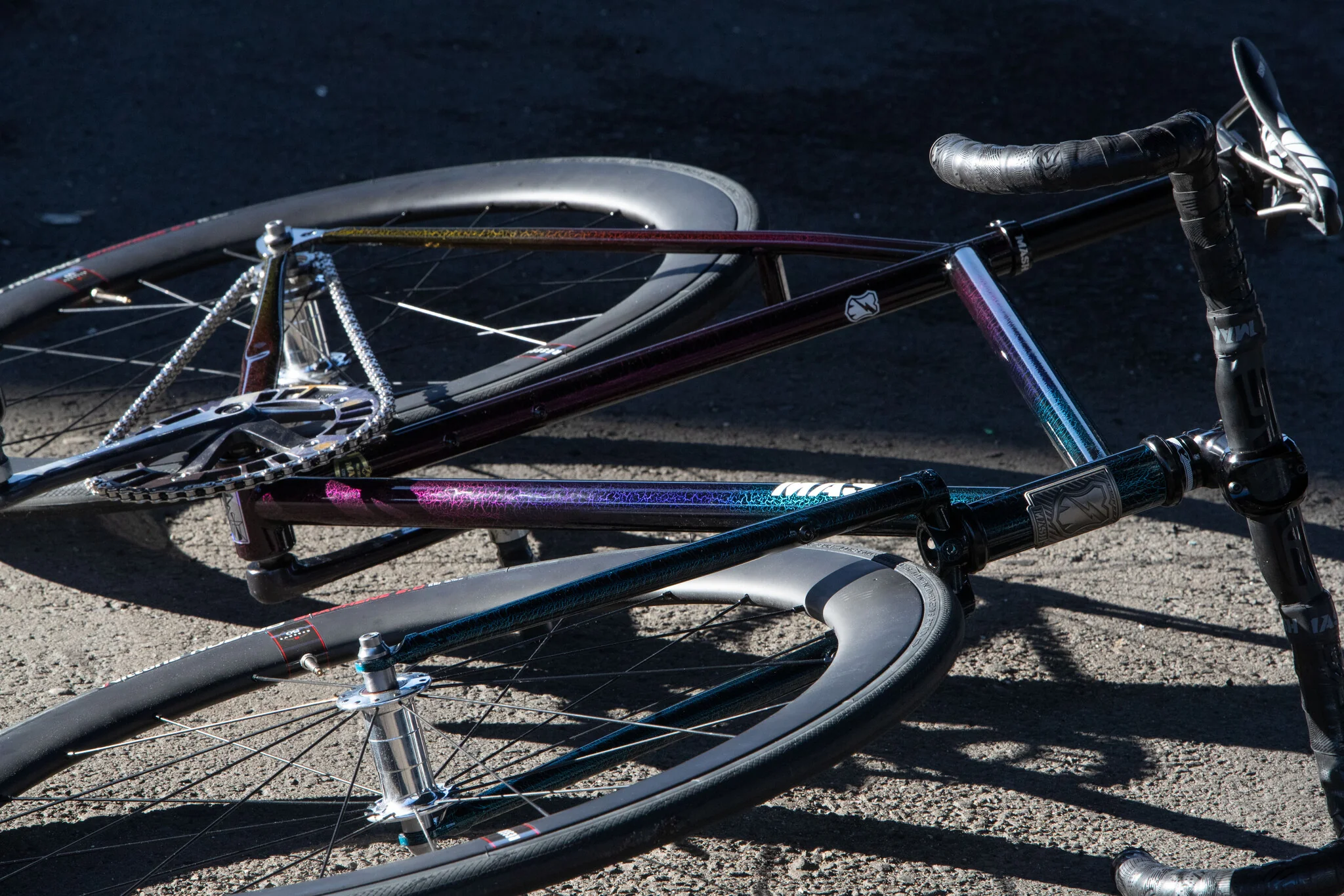 MASH Steel Frameset Black Rainbow - Image 8