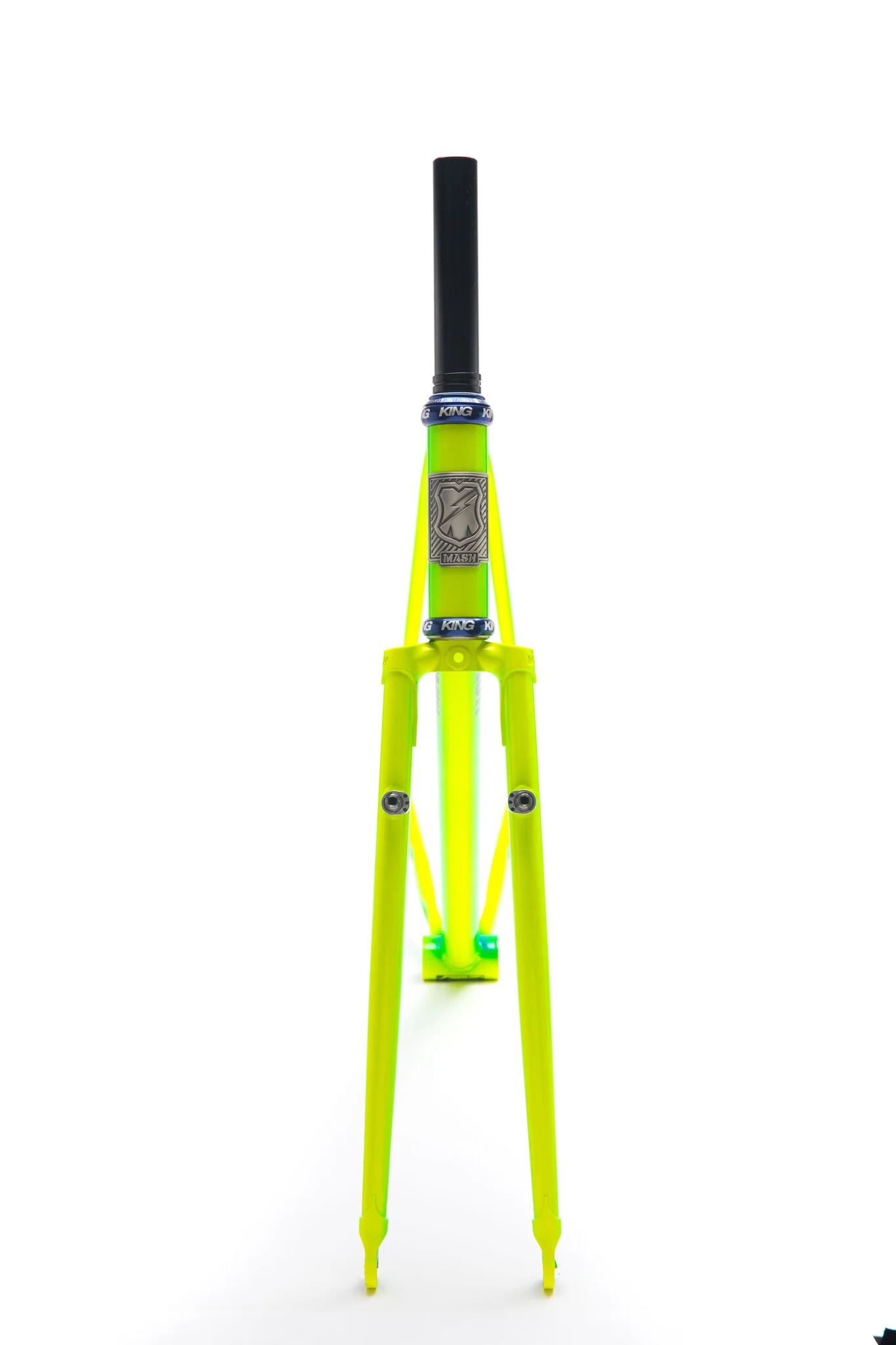 MASH Steel Frameset Neon Blue/Green Fade - Image 6