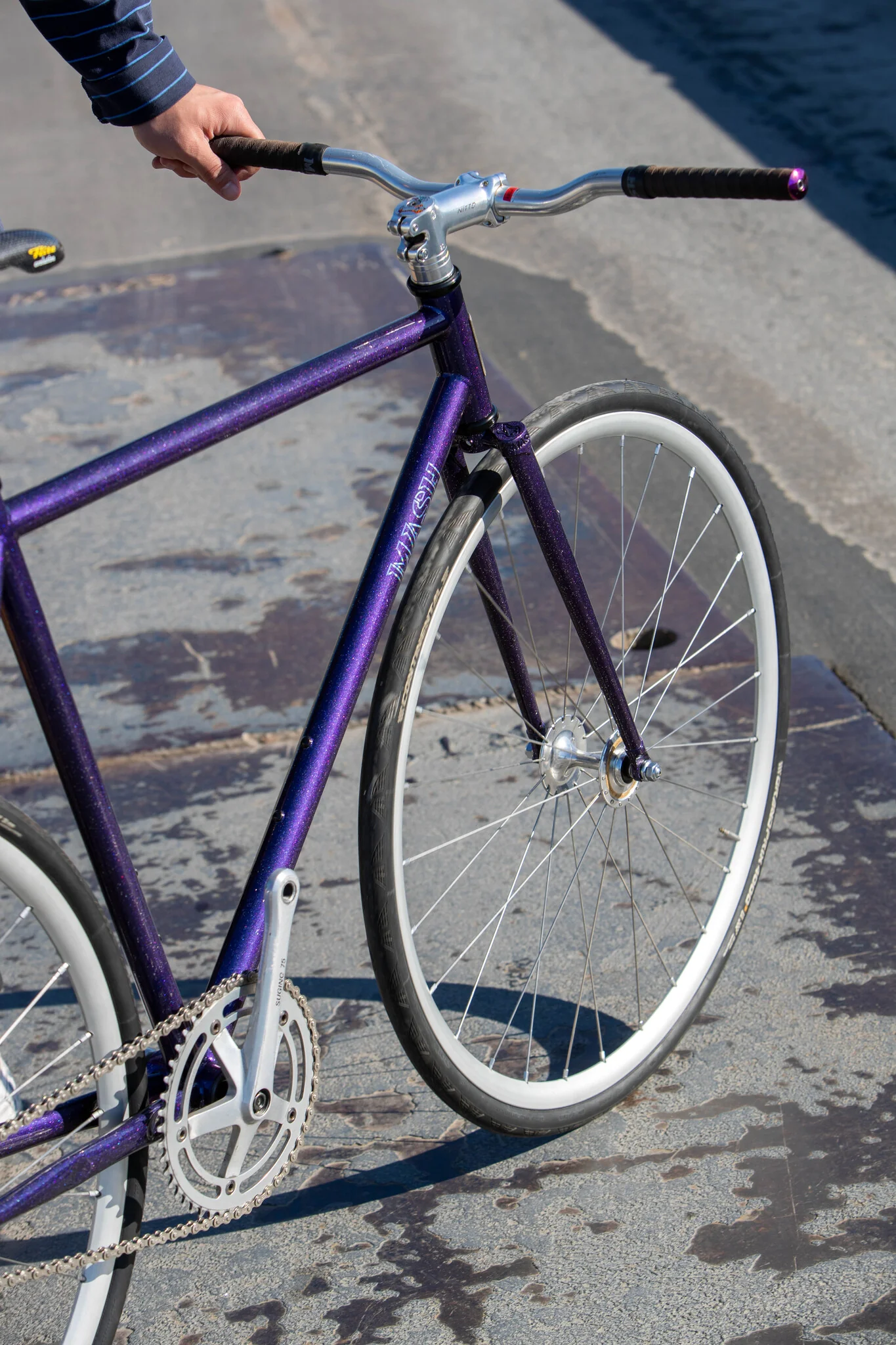 MASH Steel Frameset Purple/Blue Starry Night - Image 3