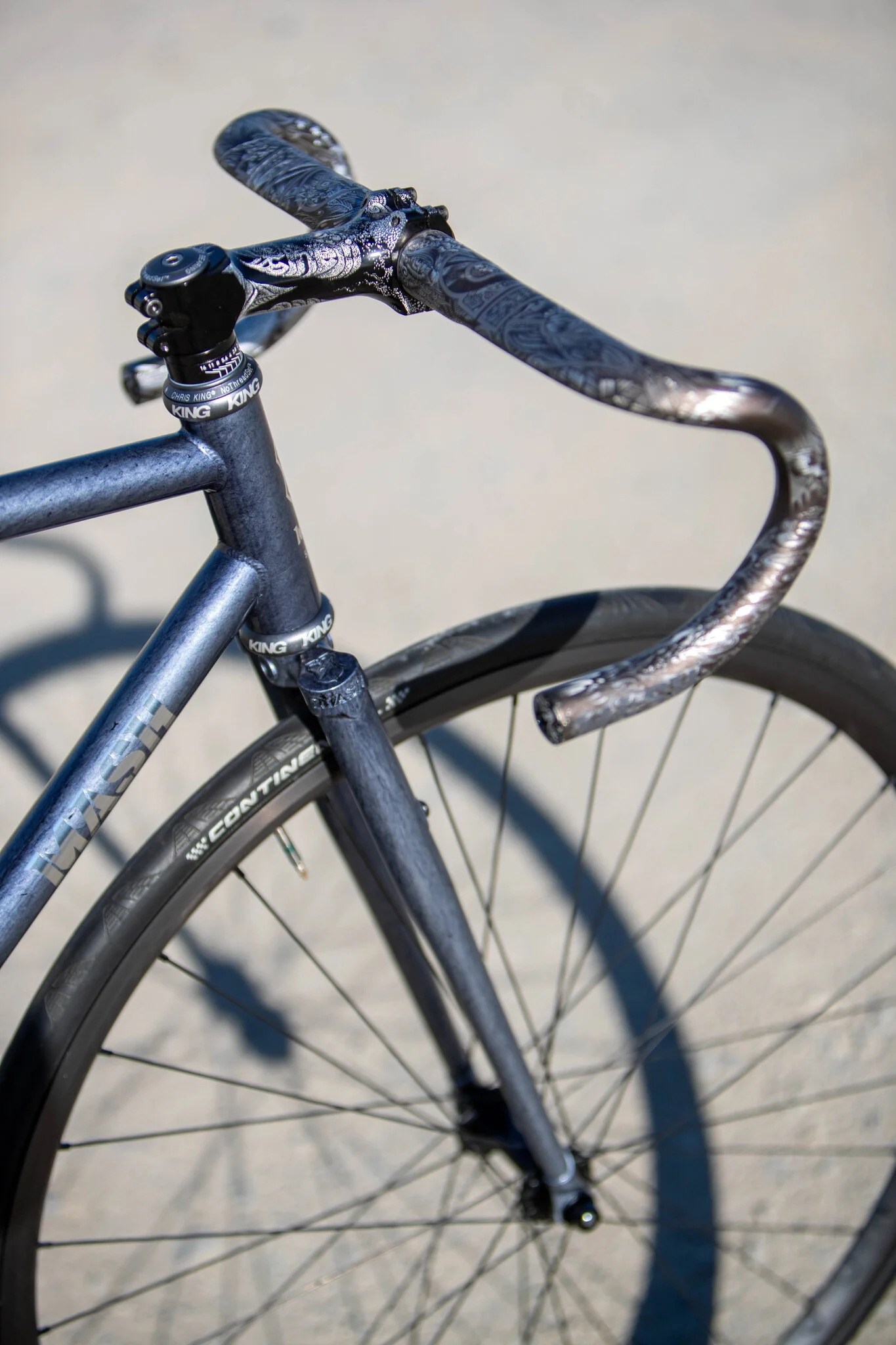 MASH Steel Frameset Silver Float - Image 4