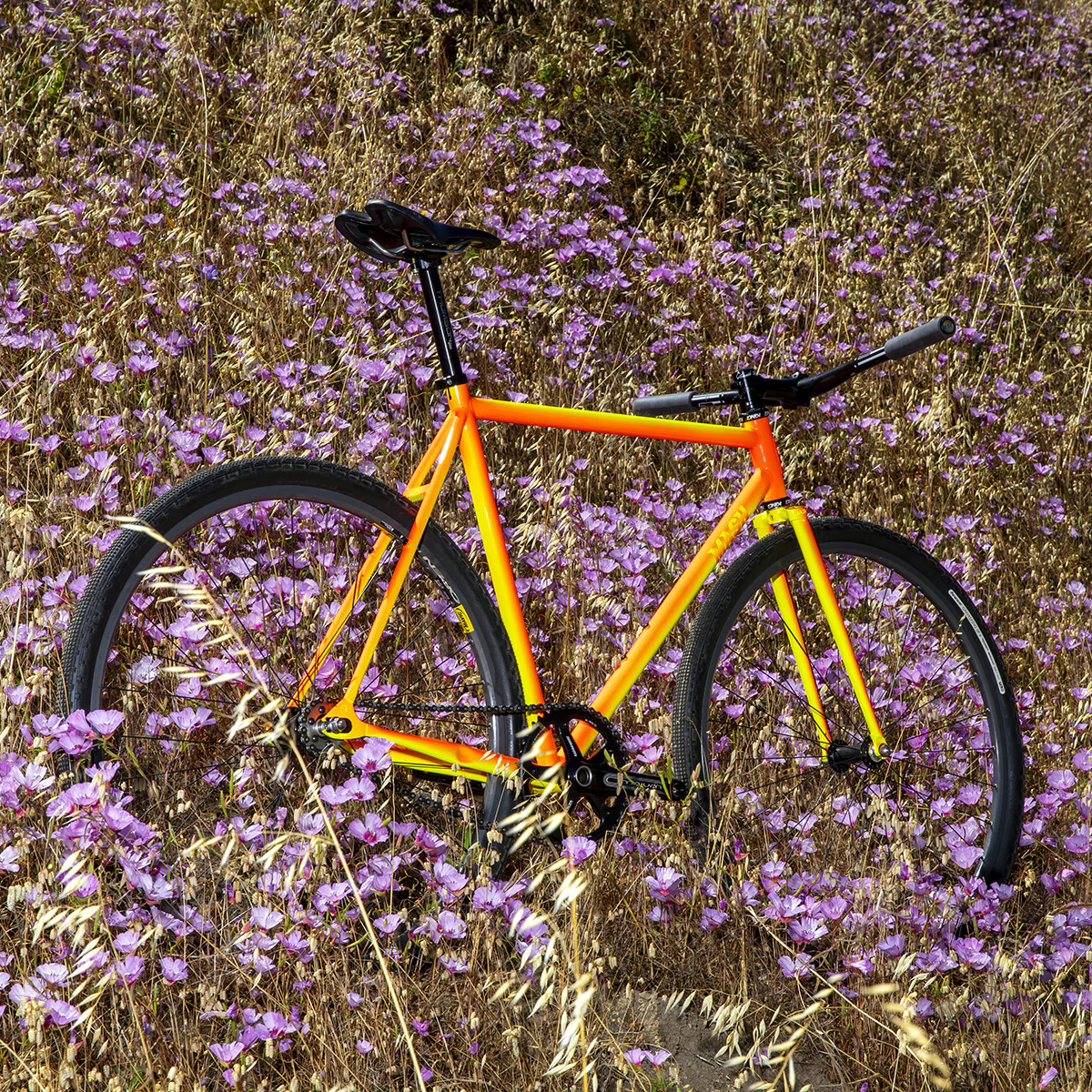 MASH Steel Frameset Neon Orange/Yellow Fade - Image 4