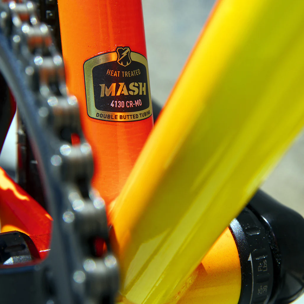 MASH Steel Frameset Neon Orange/Yellow Fade - Image 7