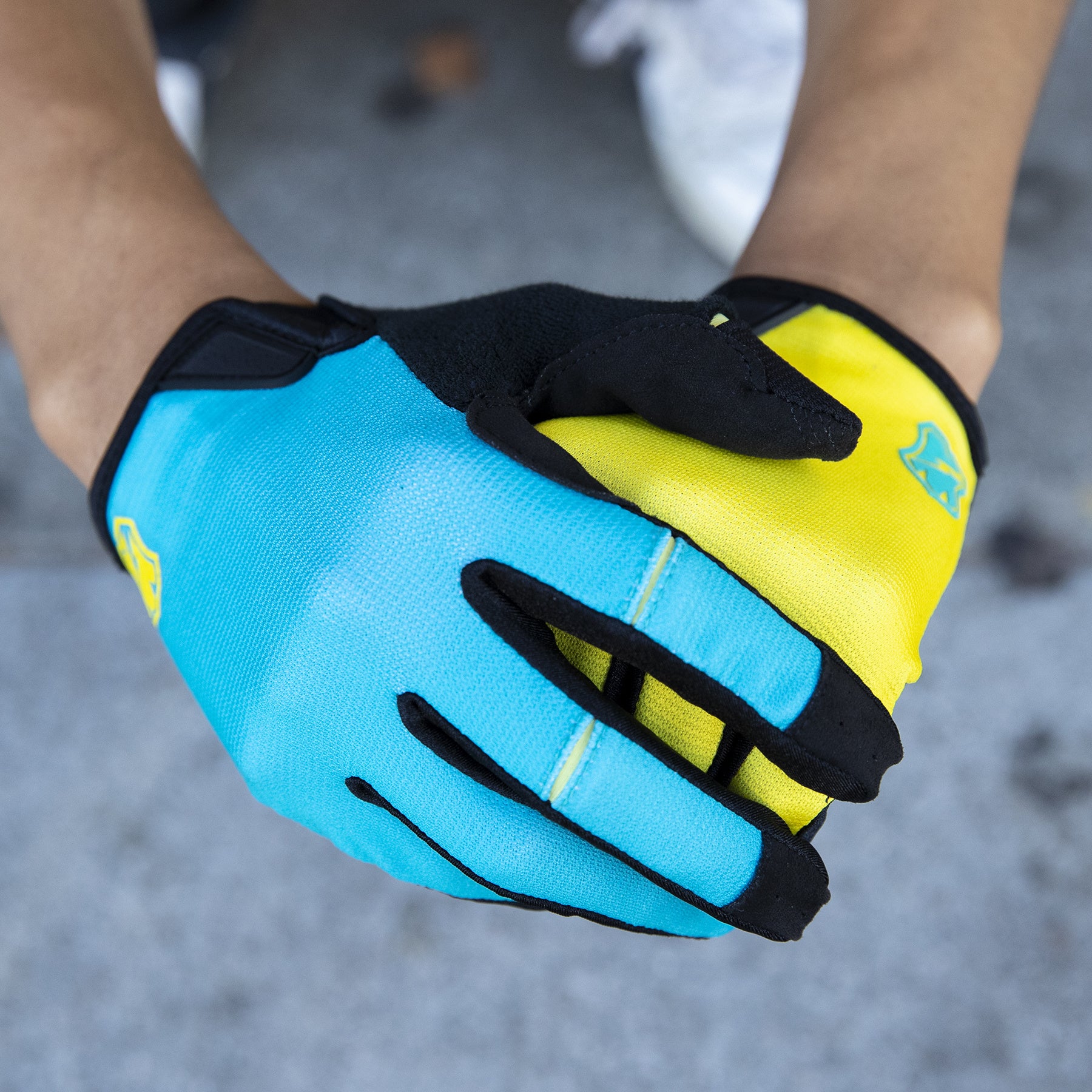 MASH Teal Yellow DND Gloves - Image 3
