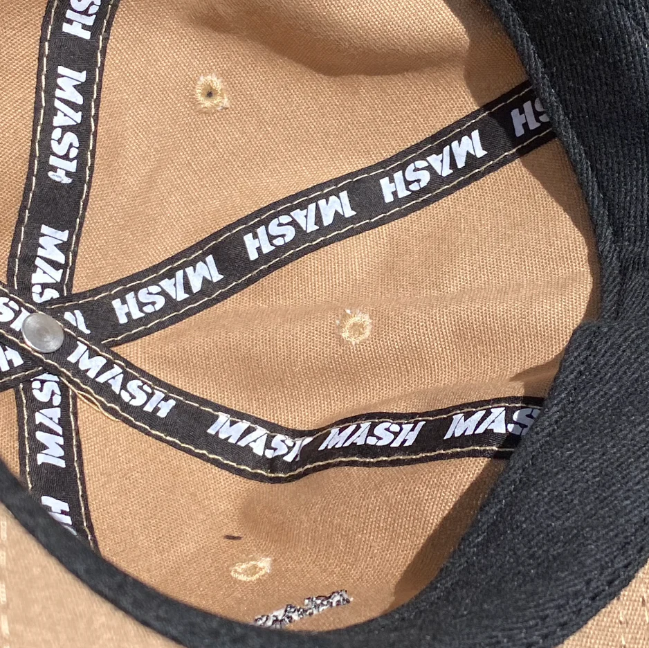 MASH Tree Service Hat Khaki - Image 8