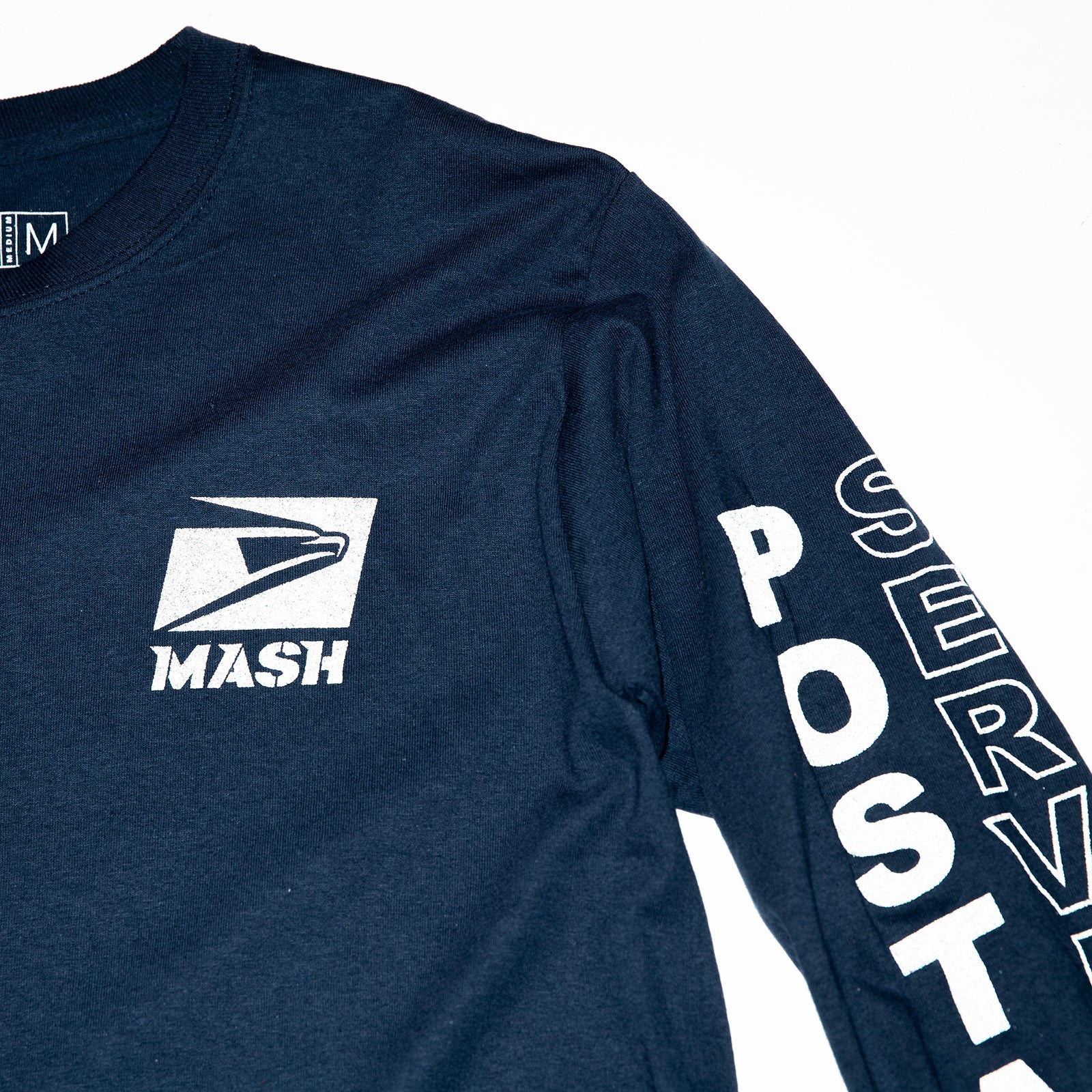 MASH USPS Long Sleeve Shirt Navy and Reflective - Image 6