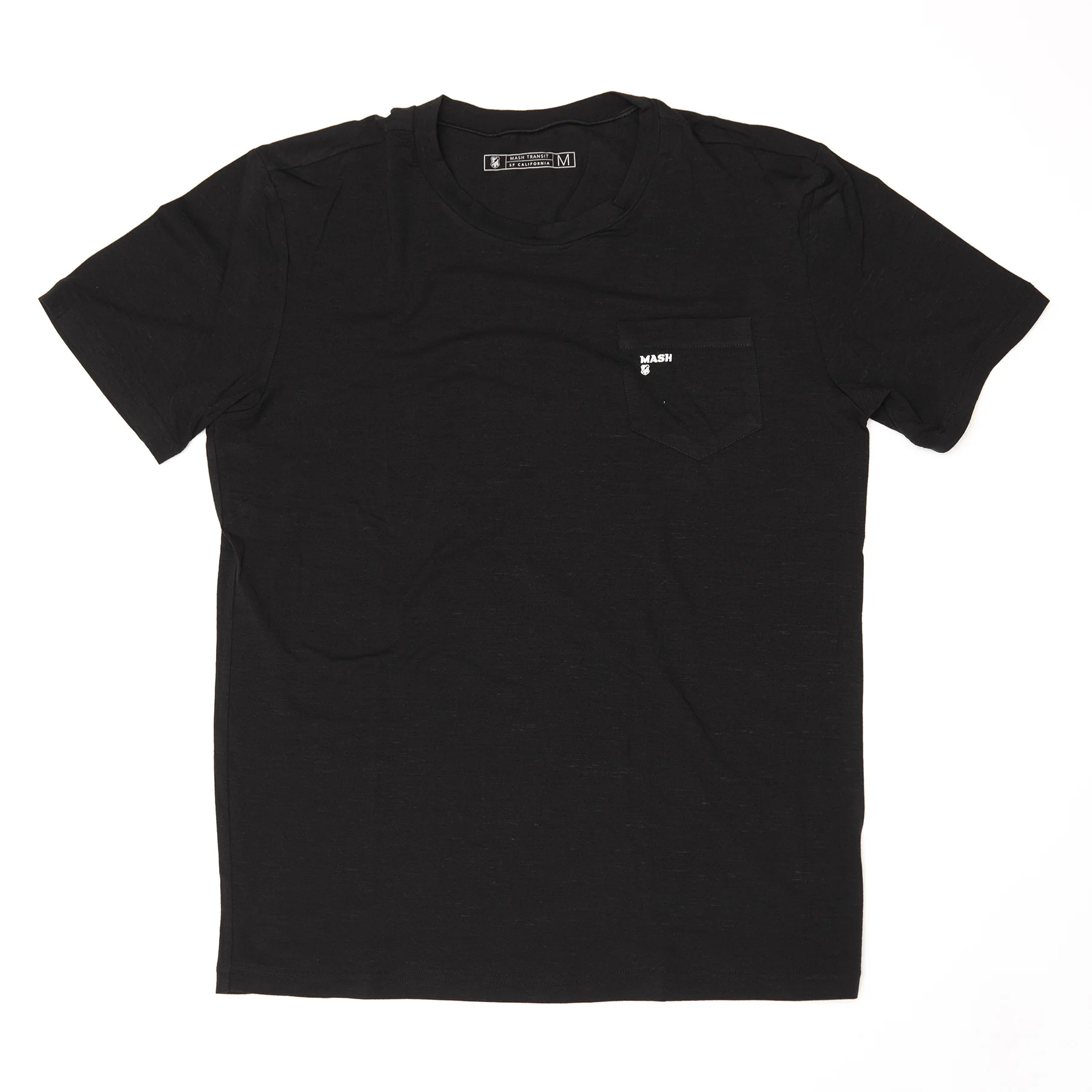 MASH Merino Wool Casual Jersey Black