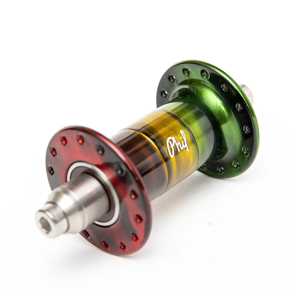 MASH x Phil Wood Fix/Fix Hubset Rasta 28H - Image 3