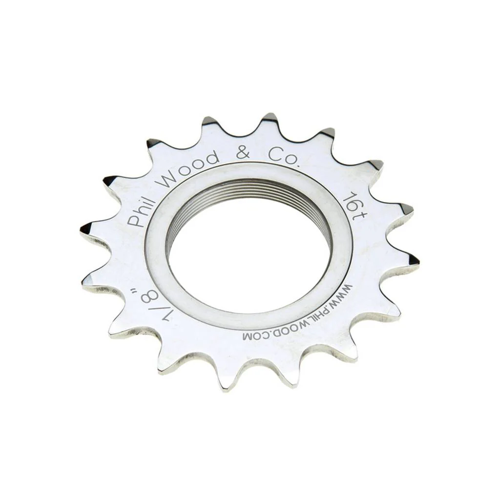 Phil Wood Track Cog Stainless 1/8
