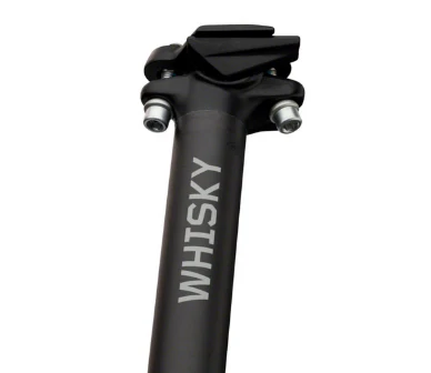 WHISKY No.7 Alloy Seatpost - 27.2 x 400mm, 0mm Offset, Matte Black