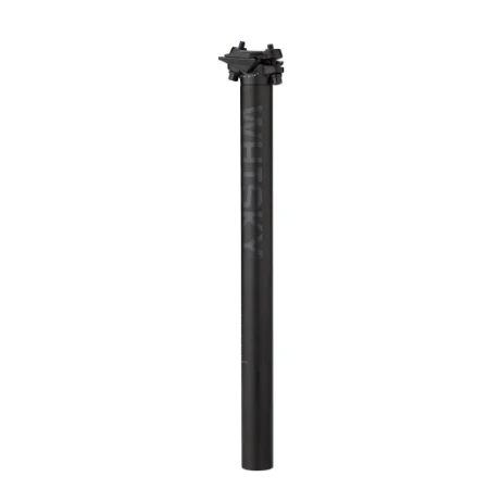 WHISKY No.7 Alloy Seatpost - 27.2 x 400mm, 0mm Offset, Matte Black - Image 2
